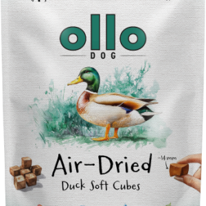 Ollo Air-Dried Duck Soft Cubes - przysmaki dla psa z Kaczki - 80g