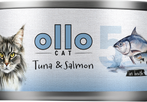 Ollo Cat nr 5 Tuńczyk i Łosoś - karma mokra dla kota - 70g