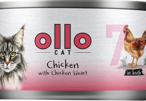 Ollo Cat nr 7 Kurczak i Serca z Kurczaka - karma mokra dla kota - 70g
