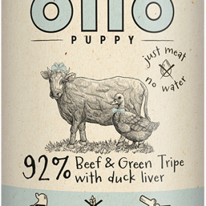 Ollo Puppy Umami Wołowina i Zielone Żwacze z Kaczą Wątróbką - karma mokra dla szczeniąt - 400g